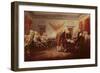 Signing the Declaration of Independence, 4th July 1776, C.1817-John Trumbull-Framed Premium Giclee Print