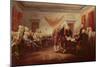 Signing the Declaration of Independence, 4th July 1776, C.1817-John Trumbull-Mounted Premium Giclee Print