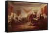 Signing the Declaration of Independence, 4th July 1776, C.1817-John Trumbull-Framed Stretched Canvas