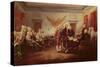 Signing the Declaration of Independence, 4th July 1776, C.1817-John Trumbull-Stretched Canvas