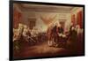 Signing the Declaration of Independence, 4th July 1776, C.1817-John Trumbull-Framed Giclee Print