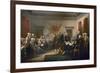 Signing the Declaration of Independence, July 4th, 1776-John Trumbull-Framed Giclee Print