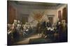 Signing the Declaration of Independence, July 4th, 1776-John Trumbull-Stretched Canvas