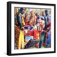 Signing the Magna Carta-C.l. Doughty-Framed Giclee Print