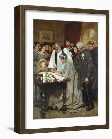 Signing the Marriage Register-James Charles-Framed Giclee Print