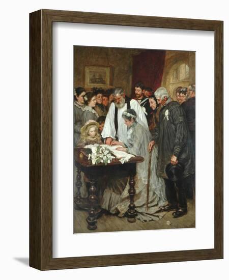 Signing the Marriage Register-James Charles-Framed Giclee Print