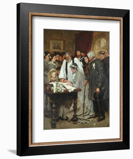 Signing the Marriage Register-James Charles-Framed Giclee Print