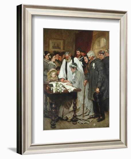 Signing the Marriage Register-James Charles-Framed Giclee Print