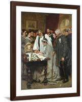 Signing the Marriage Register-James Charles-Framed Giclee Print