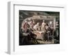 Signing the Mayflower Compact, 1620-Jean Leon Gerome Ferris-Framed Giclee Print