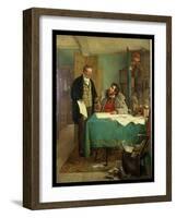 Signing the New Lease, 1868-Erskine Nicol-Framed Giclee Print