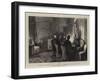 Signing the Peace Preliminaries at Adrianople, 31 January 1878-null-Framed Giclee Print