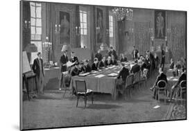 Signing the Treaty of London, May 1913-Samuel Begg-Mounted Giclee Print