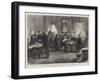 Signing the Treaty of Peace Between Russia and Turkey at San Stefano, Near Constantinople-null-Framed Giclee Print