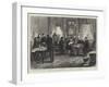 Signing the Treaty of Peace Between Russia and Turkey at San Stefano, Near Constantinople-null-Framed Giclee Print