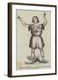 Signor Domenico Conti as Alamiro, in the Opera of Belisario-null-Framed Giclee Print