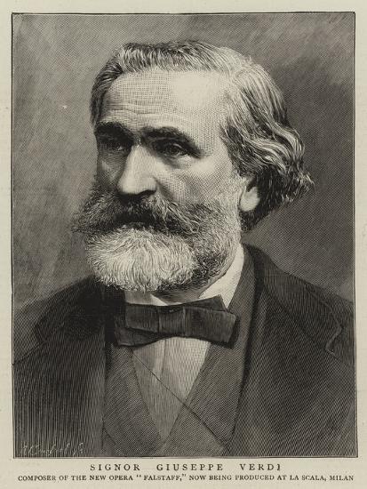 'Signor Giuseppe Verdi' Giclee Print | AllPosters.com