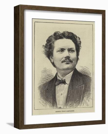 Signor Italo Campanini-William Biscombe Gardner-Framed Giclee Print