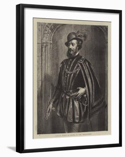 Signor Mario as Raoul in the Huguenots-null-Framed Giclee Print