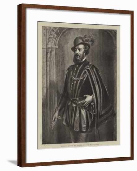 Signor Mario as Raoul in the Huguenots-null-Framed Giclee Print