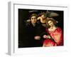 Signor Marsilio Cassotti and His Wife, Faustina, 1523-Lorenzo Lotto-Framed Giclee Print