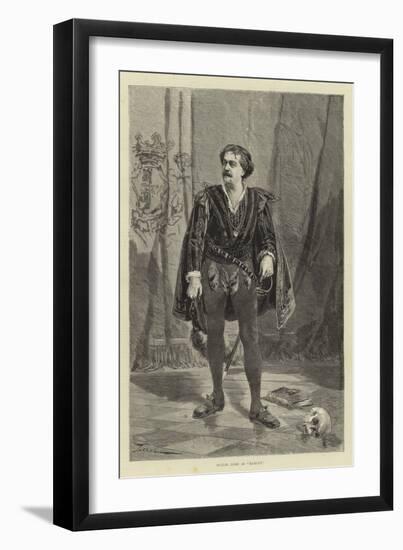 Signor Rossi as Hamlet-null-Framed Giclee Print