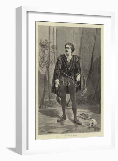 Signor Rossi as Hamlet-null-Framed Giclee Print