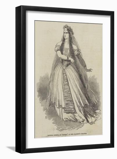 Signora Parodi, as Norma, at Her Majesty's Theatre-null-Framed Giclee Print