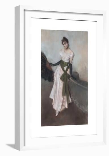 Signorina Concha de Ossa-Giovanni Boldini-Framed Premium Giclee Print