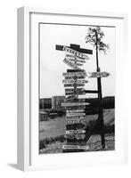 Signpost at Watson Lake, Alaska on Alaska Highway Photograph - Watson Lake, AK-Lantern Press-Framed Art Print