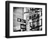 Signpost, Fashion Ave, Manhattan, New York City, United States, Black and White Photography-Philippe Hugonnard-Framed Premium Photographic Print