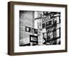 Signpost, Fashion Ave, Manhattan, New York City, United States, Black and White Photography-Philippe Hugonnard-Framed Photographic Print