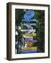 Signpost, Freeport, Grand Bahama, Bahamas, Central America-Ethel Davies-Framed Photographic Print