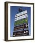 Signpost, Marrakesh, Morocco, North Africa, Africa-Frank Fell-Framed Photographic Print