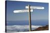 Signpost, Parque Nacional De La Caldera De Taburiente, La Palma, Canary Islands, Spain, 2009-Peter Thompson-Stretched Canvas