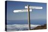 Signpost, Parque Nacional De La Caldera De Taburiente, La Palma, Canary Islands, Spain, 2009-Peter Thompson-Stretched Canvas