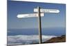 Signpost, Parque Nacional De La Caldera De Taburiente, La Palma, Canary Islands, Spain, 2009-Peter Thompson-Mounted Photographic Print