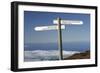 Signpost, Parque Nacional De La Caldera De Taburiente, La Palma, Canary Islands, Spain, 2009-Peter Thompson-Framed Photographic Print