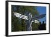 Signpost Showing the Way to North Dulwich Station Camberwell and West Norwood England-Natalie Tepper-Framed Photo