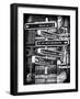 Signpost, the Louvre, Paris, France-Philippe Hugonnard-Framed Photographic Print