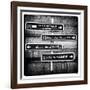 Signpost, the Louvre, Paris, France-Philippe Hugonnard-Framed Art Print