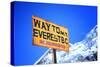 Signpost to the Mount Everest Base Camp, Nepal-PlusONE-Stretched Canvas