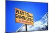 Signpost to the Mount Everest Base Camp, Nepal-PlusONE-Mounted Photographic Print