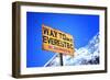 Signpost to the Mount Everest Base Camp, Nepal-PlusONE-Framed Photographic Print