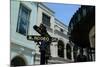 Signposts to Via Rodeo and North Rodeo Drive, Beverly Hills, California-Natalie Tepper-Mounted Photo