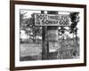 Signs along Highway-Marion Post Wolcott-Framed Photographic Print