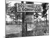 Signs along Highway-Marion Post Wolcott-Mounted Photographic Print