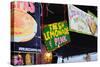 Signs at a Market in Little Italy, Manhattan, New York City.-Sabine Jacobs-Stretched Canvas