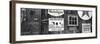 Signs, Chester, Vermont, USA-Walter Bibikow-Framed Photographic Print