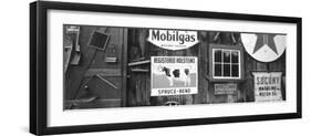 Signs, Chester, Vermont, USA-Walter Bibikow-Framed Photographic Print